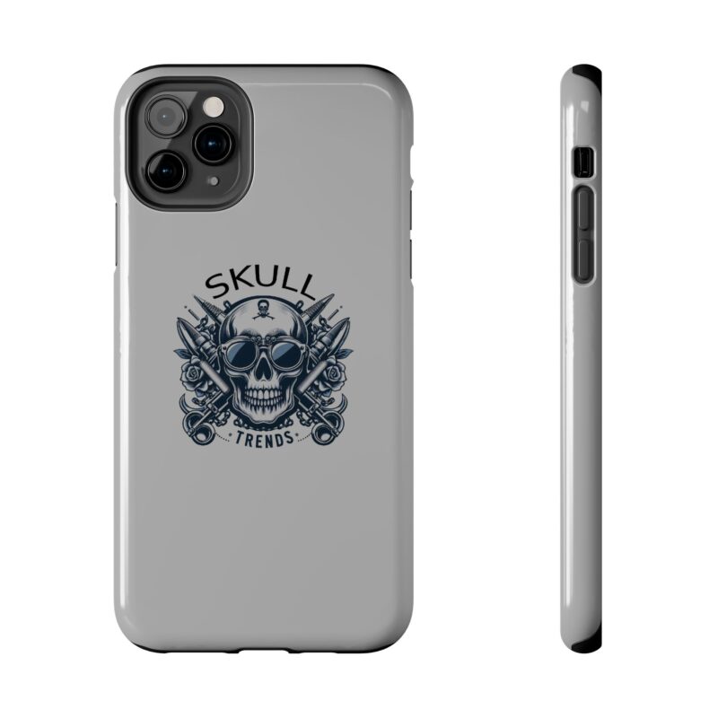 Skull Trends - Grey Phone Tough Phone Cases - Image 29