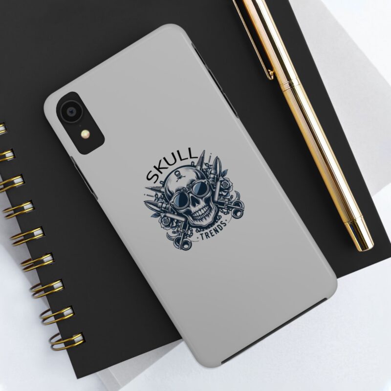 Skull Trends - Grey Phone Tough Phone Cases - Image 12