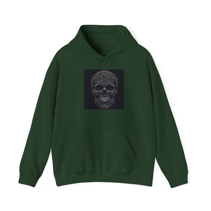 Large Skull - Unisex Heavy Blend™ Hooded Sweatshirt - Image 40