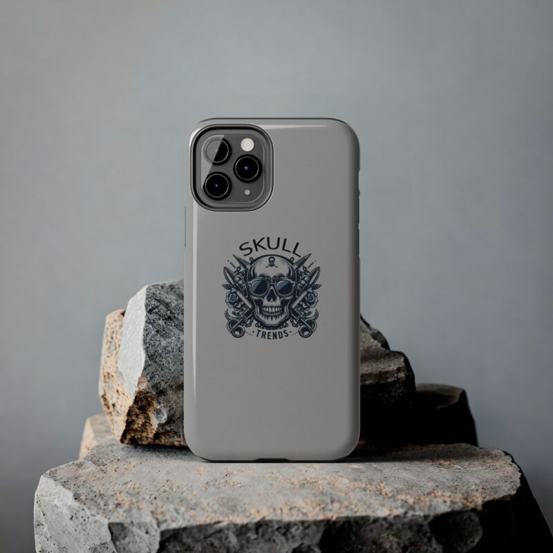 Skull Trends - Grey Phone Tough Phone Cases - Image 27