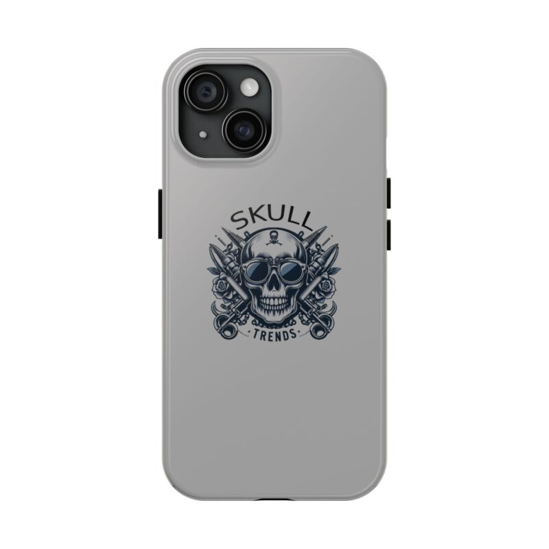 Skull Trends - Grey Phone Tough Phone Cases