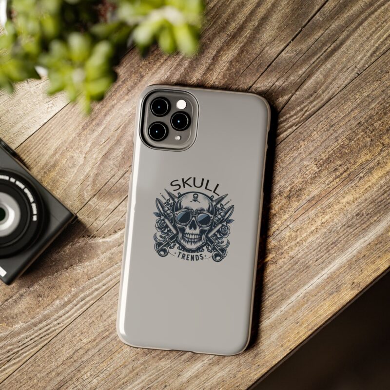 Skull Trends - Grey Phone Tough Phone Cases - Image 34