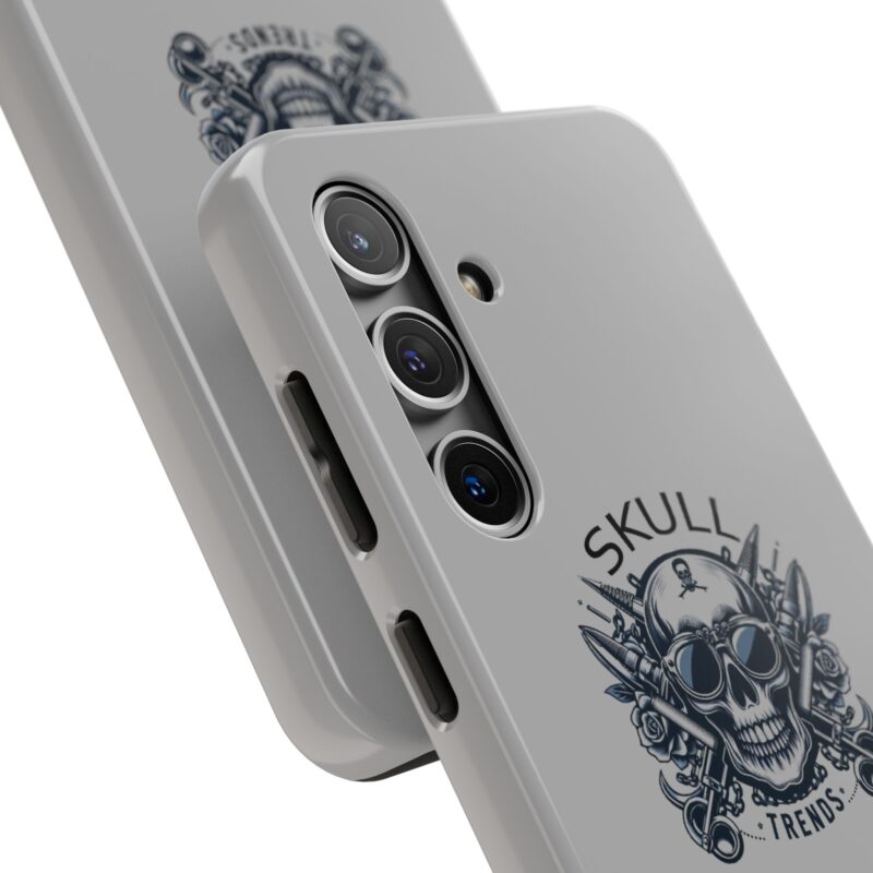 Skull Trends - Grey Phone Tough Phone Cases - Image 107