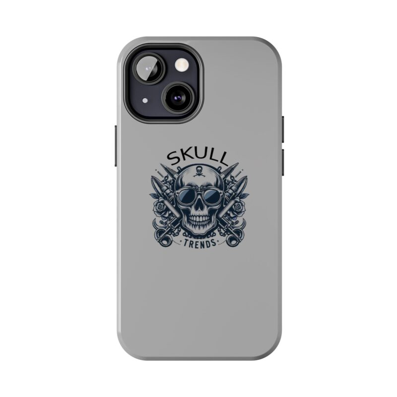 Skull Trends - Grey Phone Tough Phone Cases - Image 66