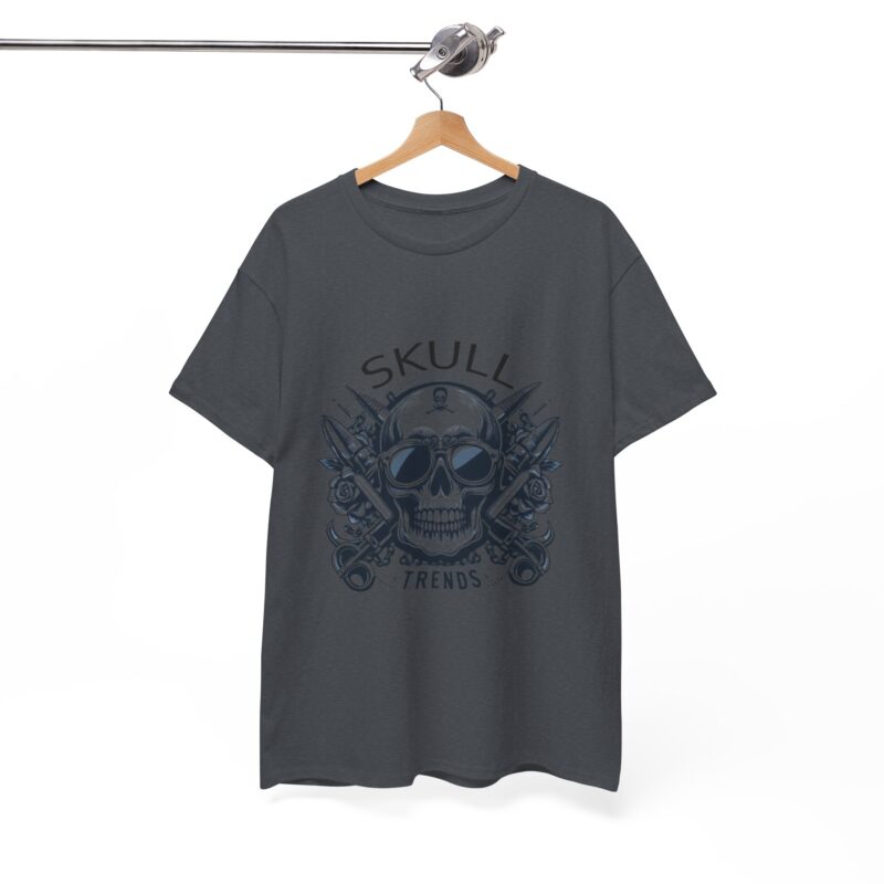 Skull Trends Logo Tshirt - Unisex Heavy Cotton Tee - Image 304