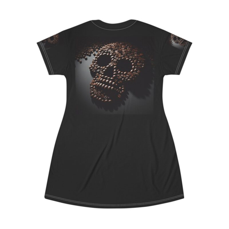 Coffee Skull - T-Shirt Dress - Image 3