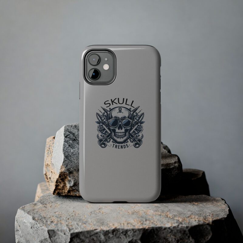 Skull Trends - Grey Phone Tough Phone Cases - Image 21