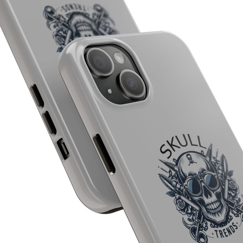 Skull Trends - Grey Phone Tough Phone Cases - Image 97