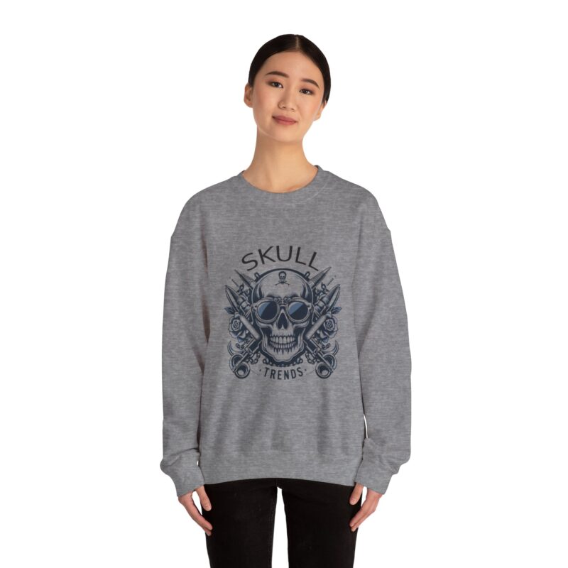 Skull Trends - Unisex Heavy Blend™ Crewneck Sweatshirt - Image 70