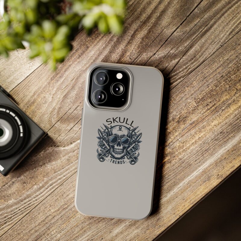 Skull Trends - Grey Phone Tough Phone Cases - Image 76