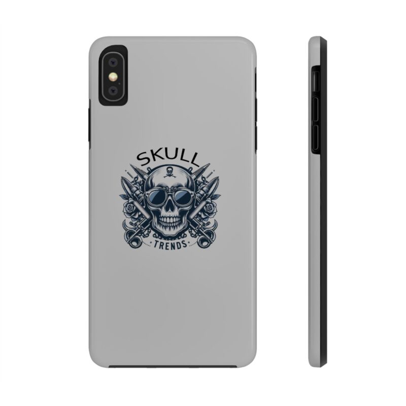 Skull Trends - Grey Phone Tough Phone Cases - Image 15