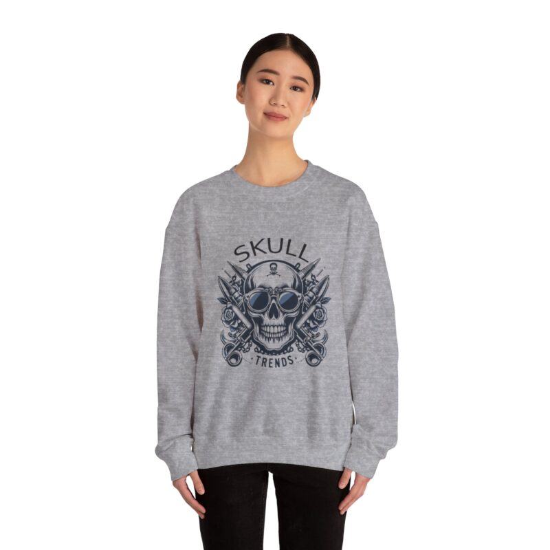 Skull Trends - Unisex Heavy Blend™ Crewneck Sweatshirt - Image 37