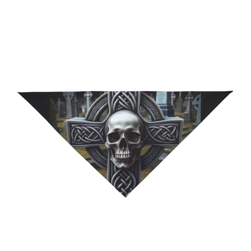 Skull Trends - Celtic Cross Pet Bandana - Image 6