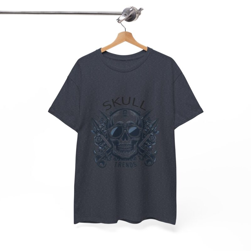 Skull Trends Logo Tshirt - Unisex Heavy Cotton Tee - Image 331