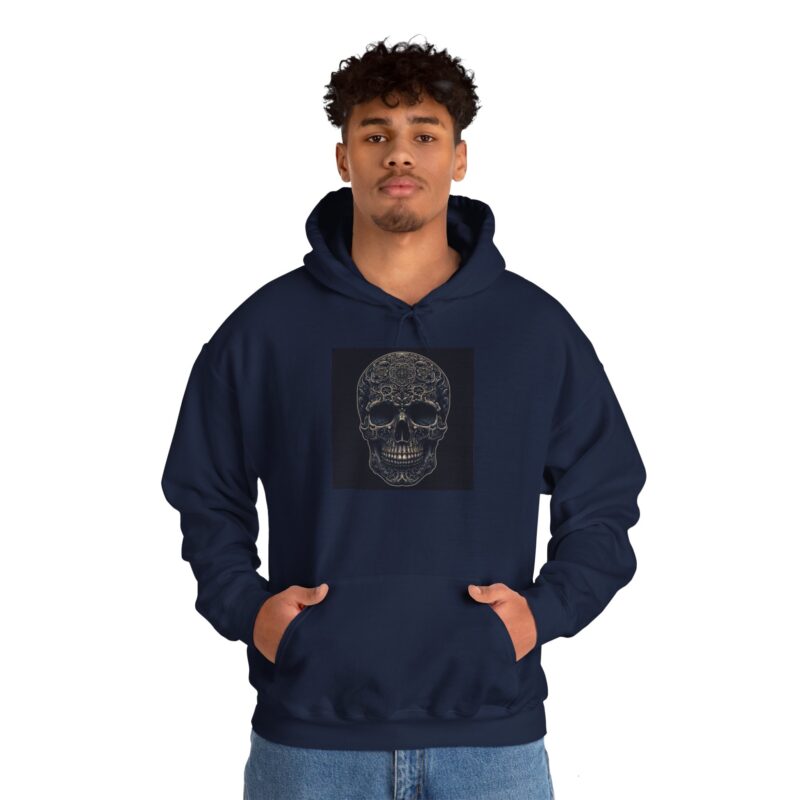 Large Skull - Unisex Heavy Blend™ Hooded Sweatshirt - Image 85