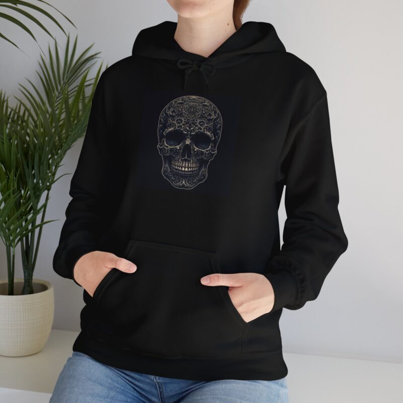 Large Skull - Unisex Heavy Blend™ Hooded Sweatshirt - Image 13