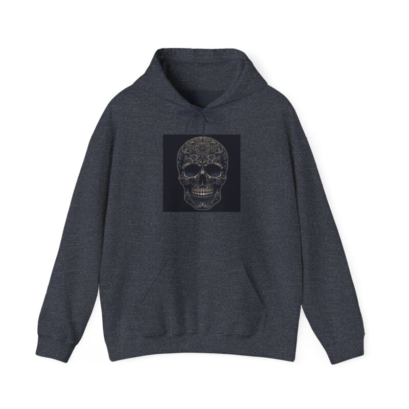 Large Skull - Unisex Heavy Blend™ Hooded Sweatshirt - Image 66