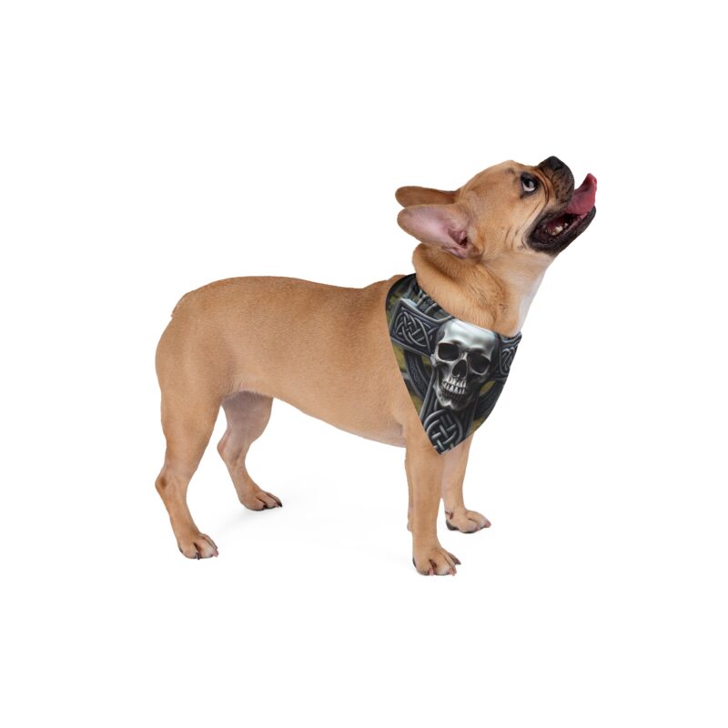 Skull Trends - Celtic Cross Pet Bandana - Image 4