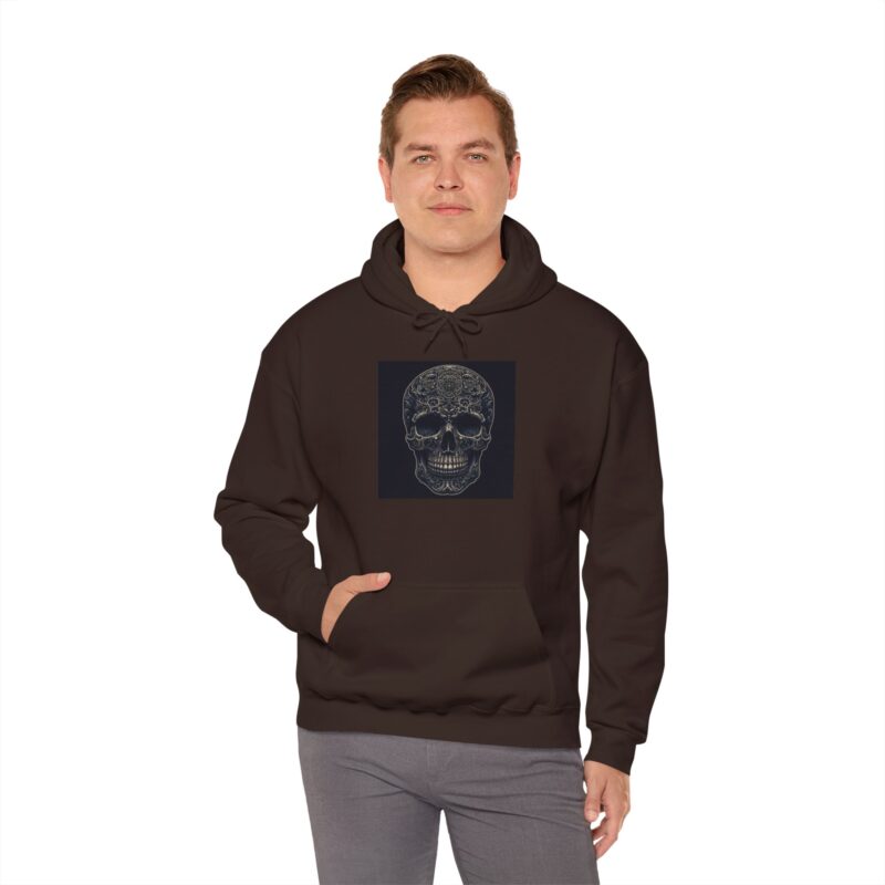 Large Skull - Unisex Heavy Blend™ Hooded Sweatshirt - Image 35