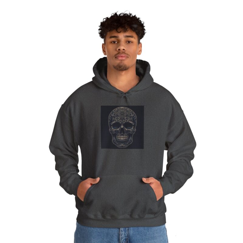 Large Skull - Unisex Heavy Blend™ Hooded Sweatshirt - Image 59