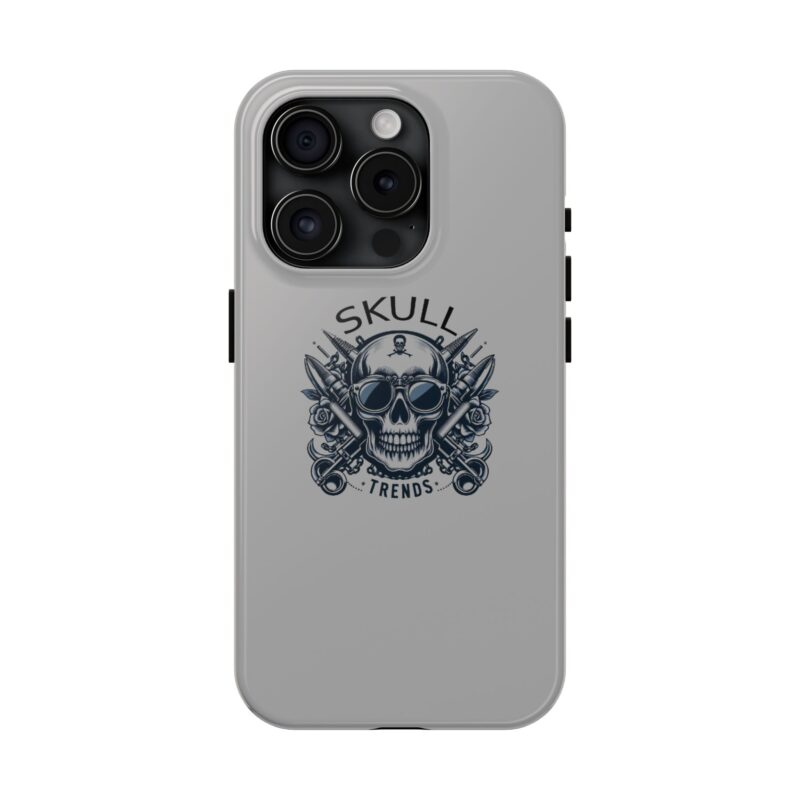 Skull Trends - Grey Phone Tough Phone Cases - Image 91