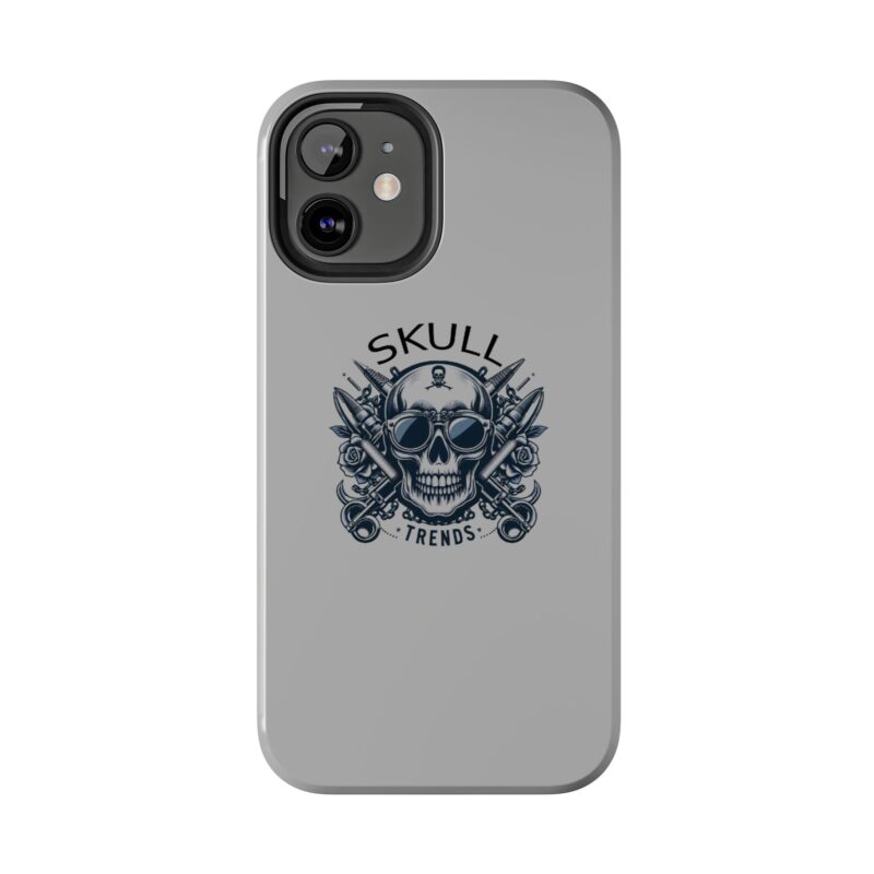 Skull Trends - Grey Phone Tough Phone Cases - Image 42