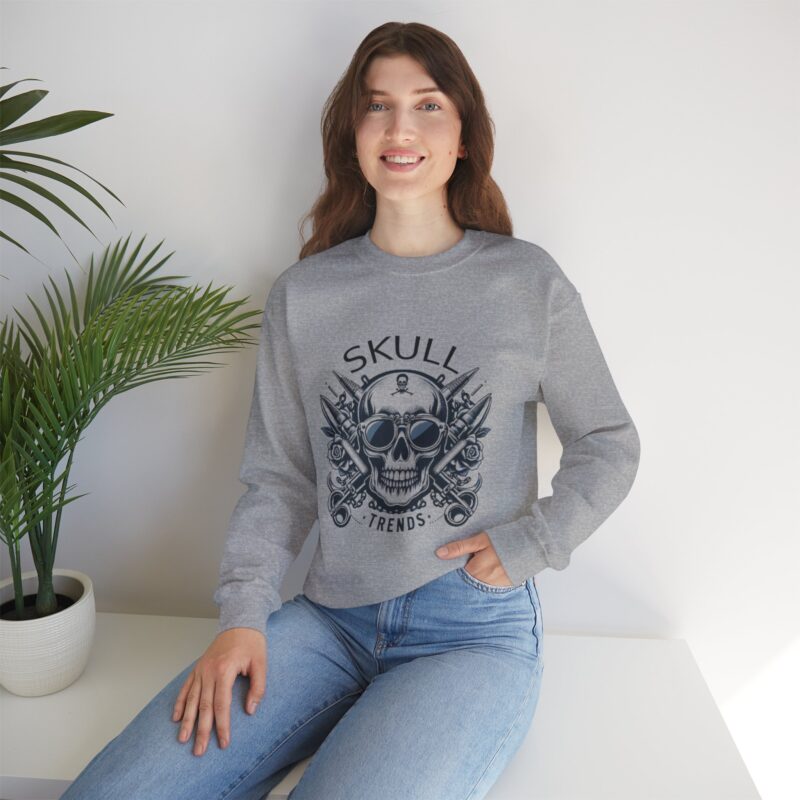 Skull Trends - Unisex Heavy Blend™ Crewneck Sweatshirt - Image 44