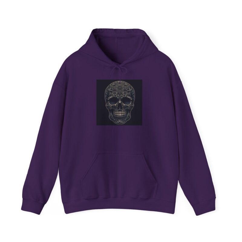 Large Skull - Unisex Heavy Blend™ Hooded Sweatshirt - Image 92