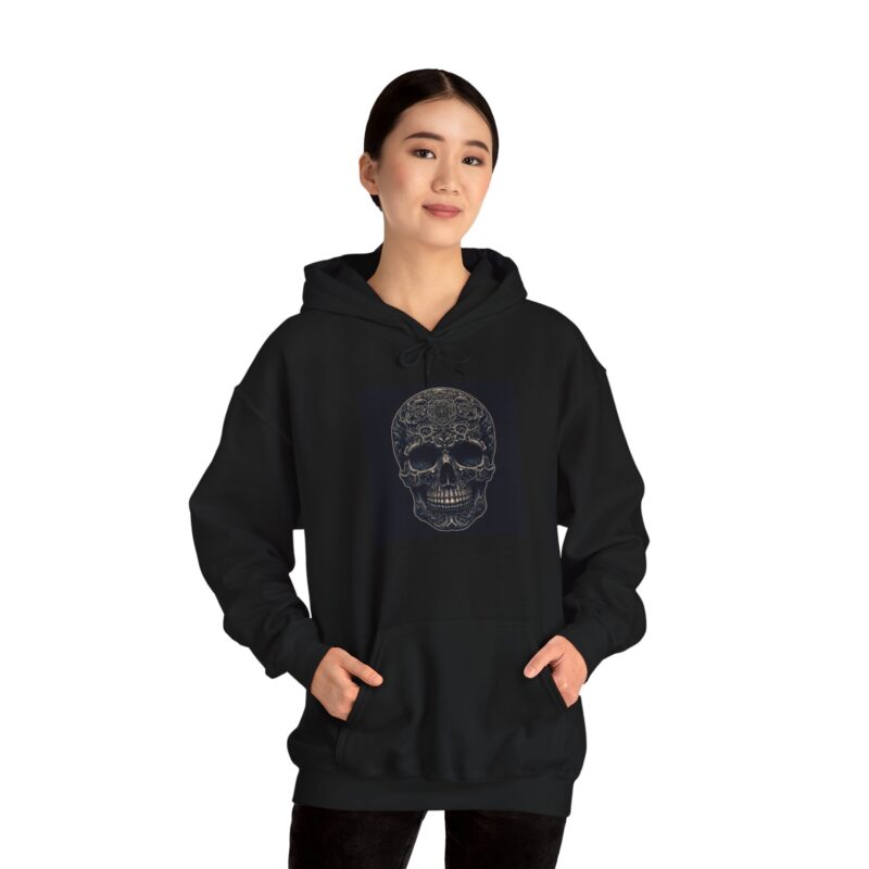 Large Skull - Unisex Heavy Blend™ Hooded Sweatshirt - Image 6