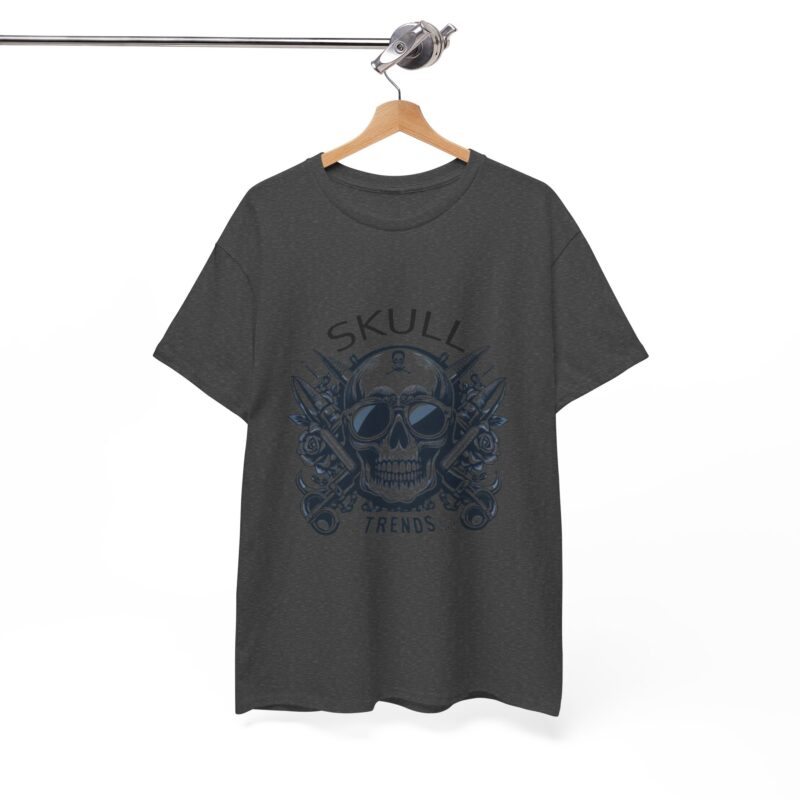 Skull Trends Logo Tshirt - Unisex Heavy Cotton Tee - Image 250