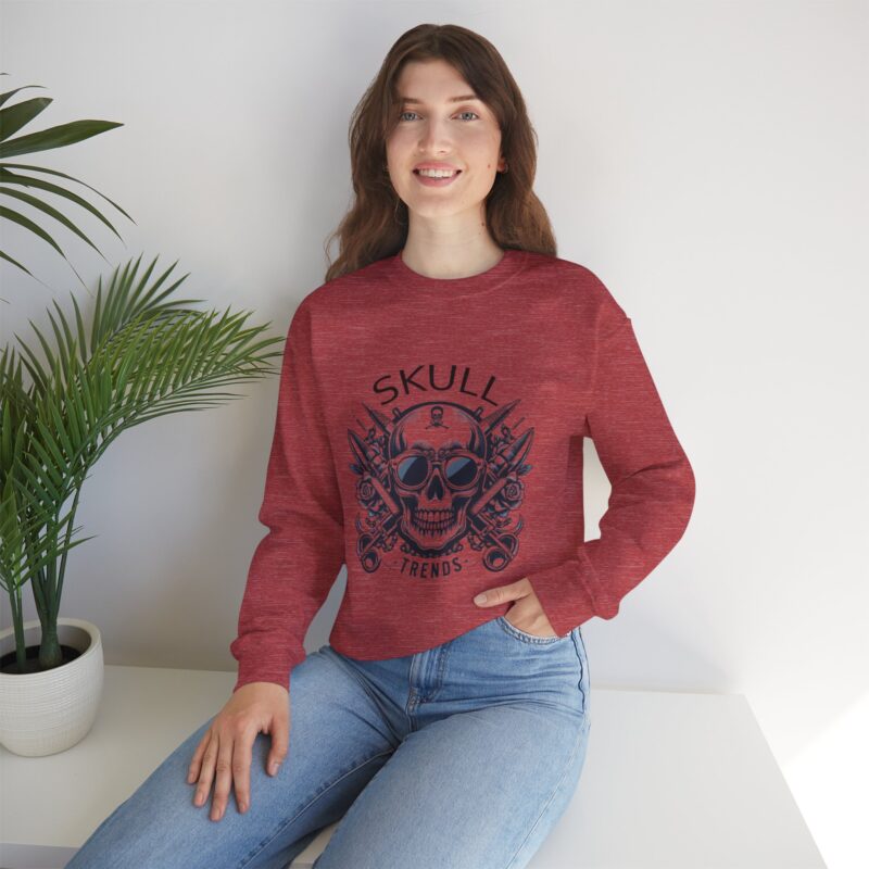 Skull Trends - Unisex Heavy Blend™ Crewneck Sweatshirt - Image 121