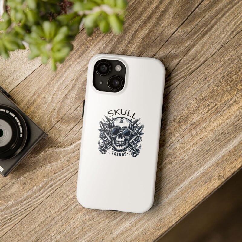 Skull Trends - White Phone Tough Phone Cases - Image 5