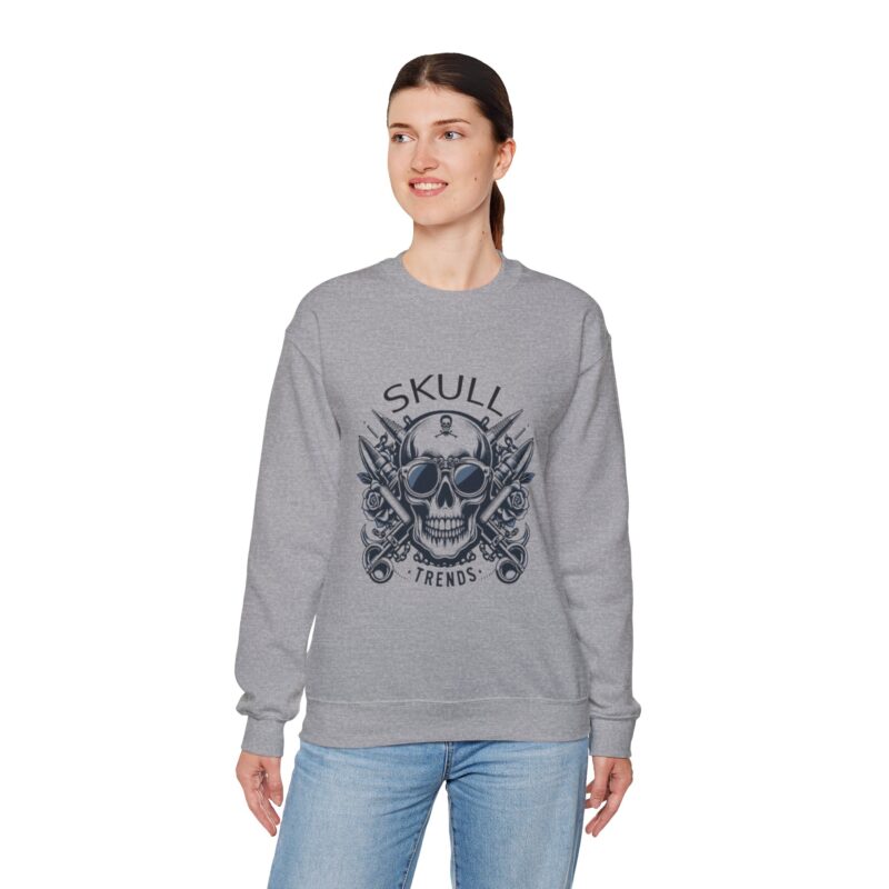 Skull Trends - Unisex Heavy Blend™ Crewneck Sweatshirt - Image 41