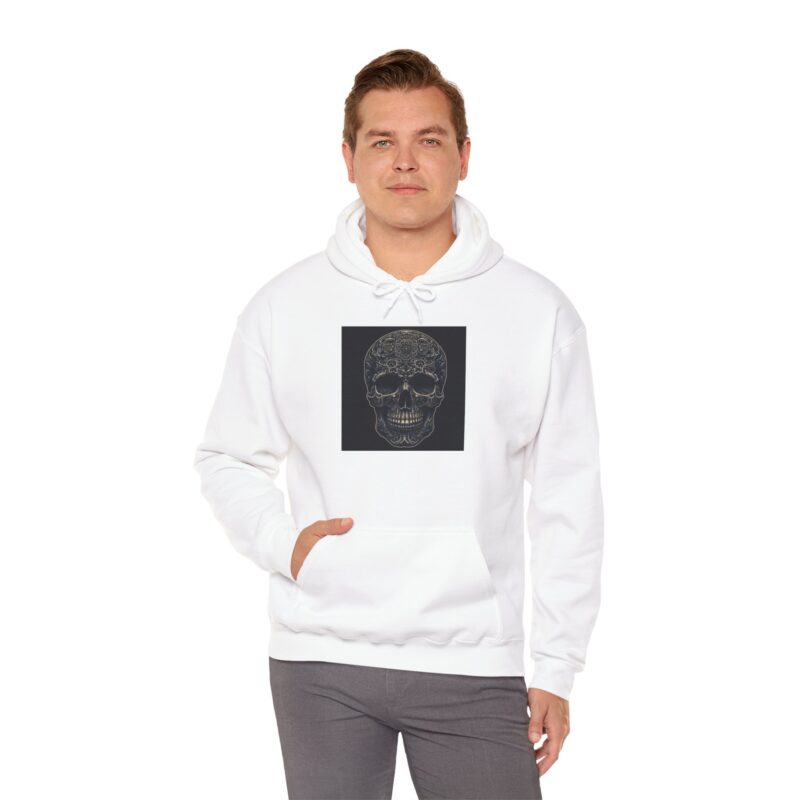 Large Skull - Unisex Heavy Blend™ Hooded Sweatshirt - Image 22