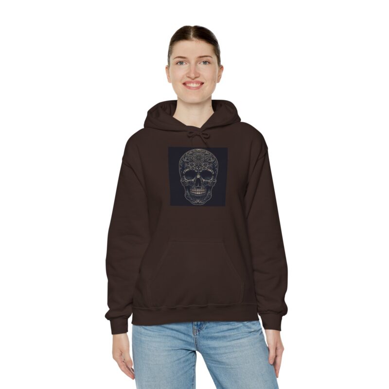 Large Skull - Unisex Heavy Blend™ Hooded Sweatshirt - Image 34