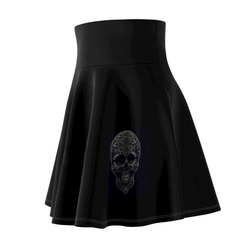 Large Skull - Women's Skater Skirt - Image 10