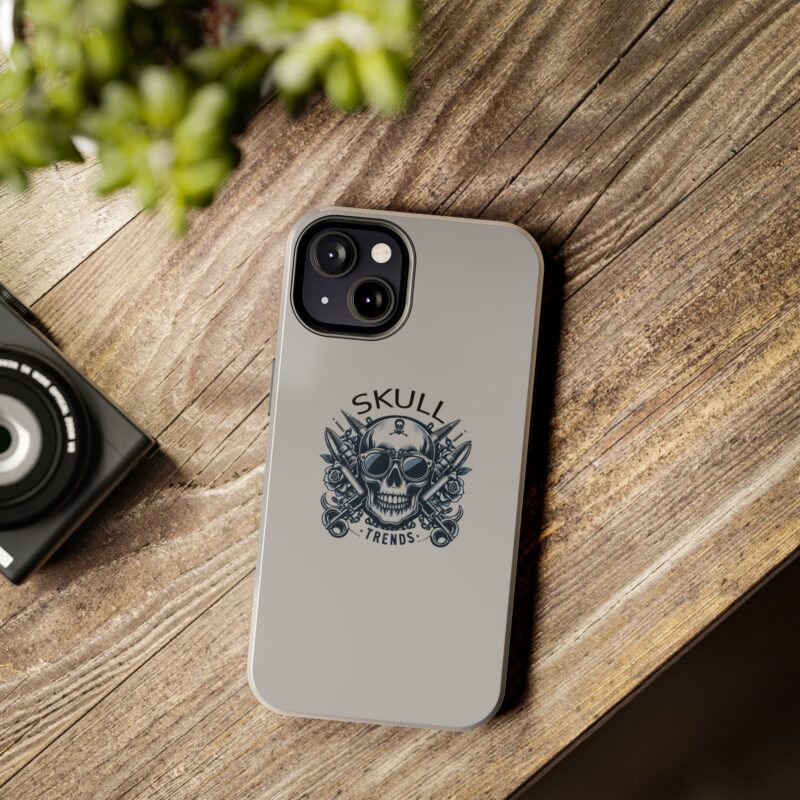 Skull Trends - Grey Phone Tough Phone Cases - Image 64