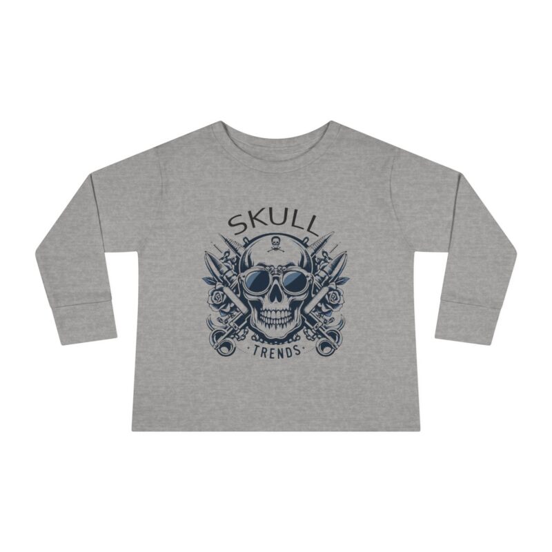 Skull Trends - Toddler Long Sleeve Tee - Image 6