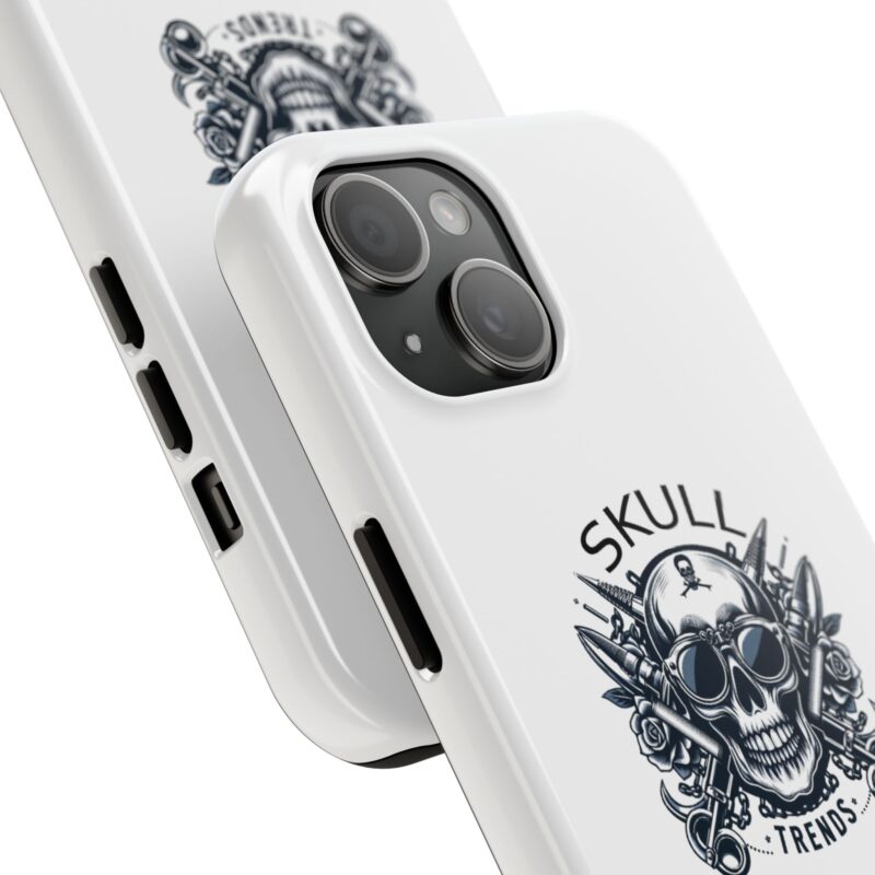 Skull Trends - White Phone Tough Phone Cases - Image 2