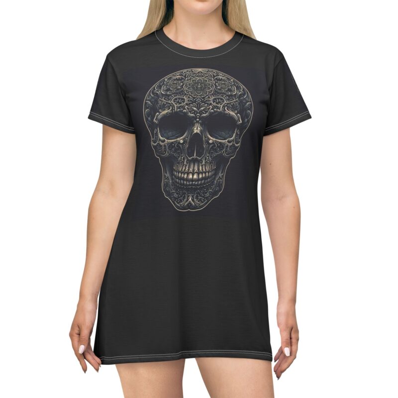 Large Skull - T-Shirt Dress