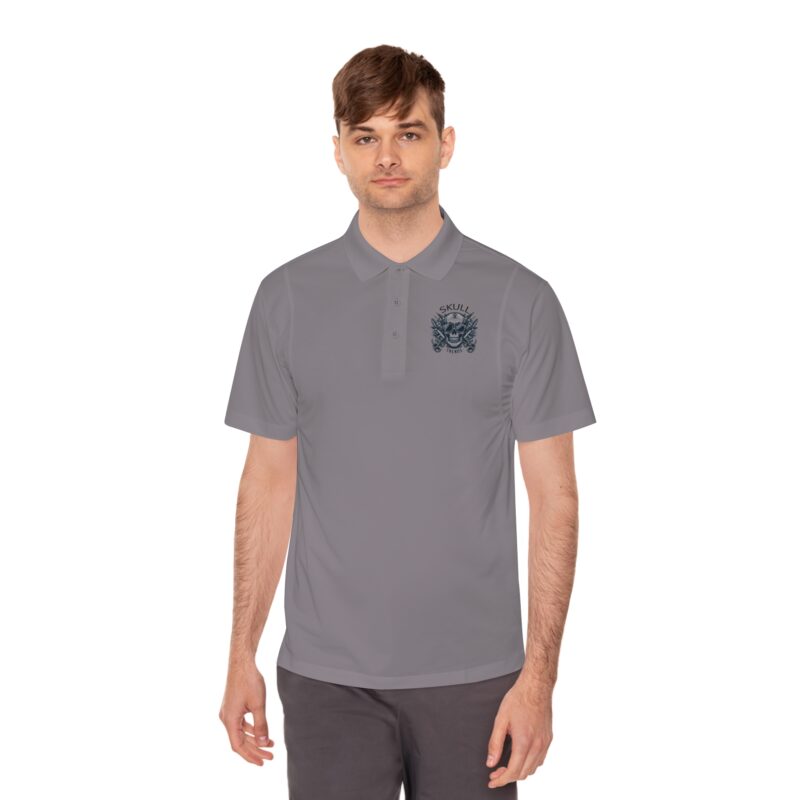 Skull Trends - Men's Sport Polo Shirt - Image 3