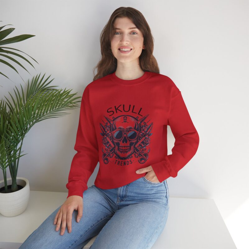 Skull Trends - Unisex Heavy Blend™ Crewneck Sweatshirt - Image 132