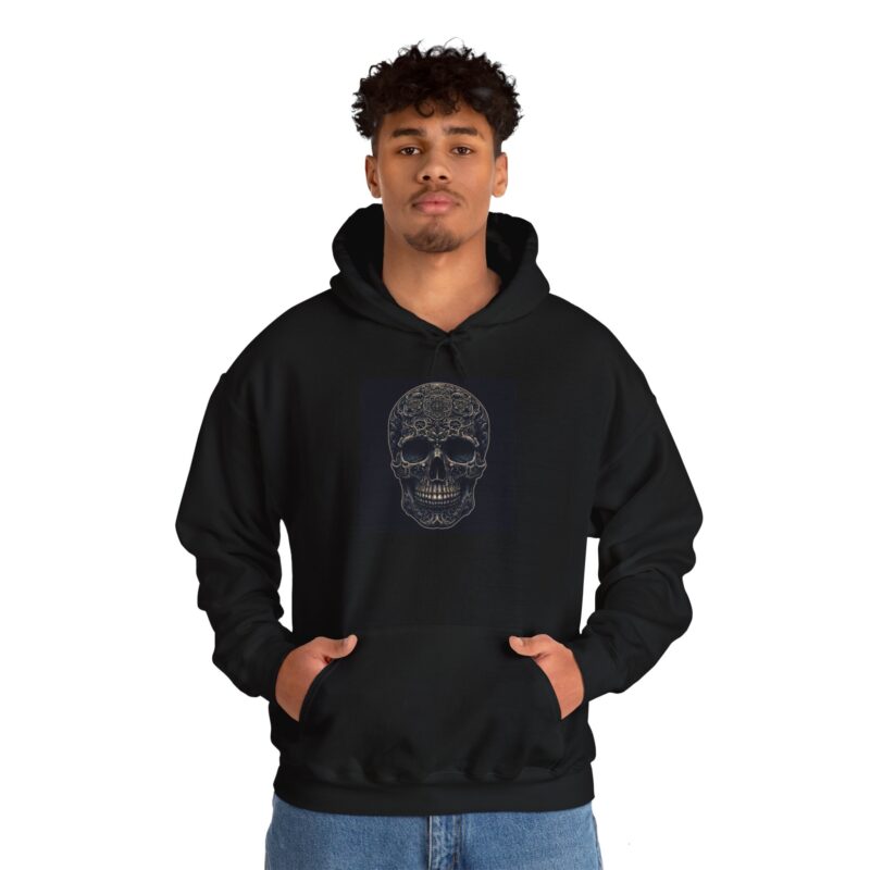 Large Skull - Unisex Heavy Blend™ Hooded Sweatshirt - Image 7