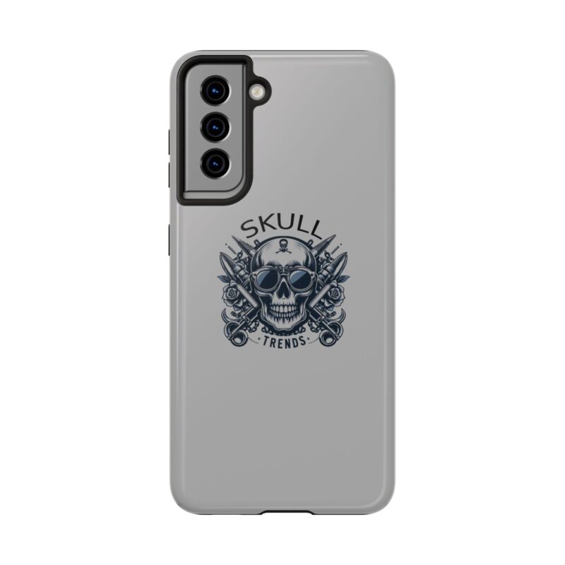 Skull Trends - Grey Phone Tough Phone Cases - Image 121