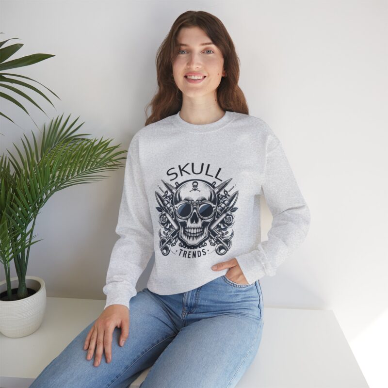 Skull Trends - Unisex Heavy Blend™ Crewneck Sweatshirt - Image 22