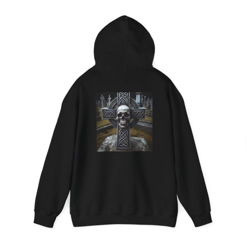 Skull Trends - Celtic Cross Unisex Heavy Blend™ Hooded Sweatshirt - Image 3