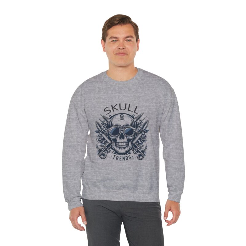 Skull Trends - Unisex Heavy Blend™ Crewneck Sweatshirt - Image 39