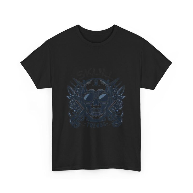 Skull Trends Logo Tshirt - Unisex Heavy Cotton Tee - Image 84