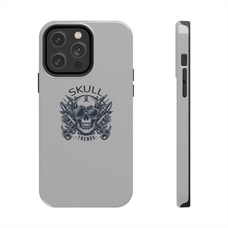 Skull Trends - Grey Phone Tough Phone Cases - Image 87