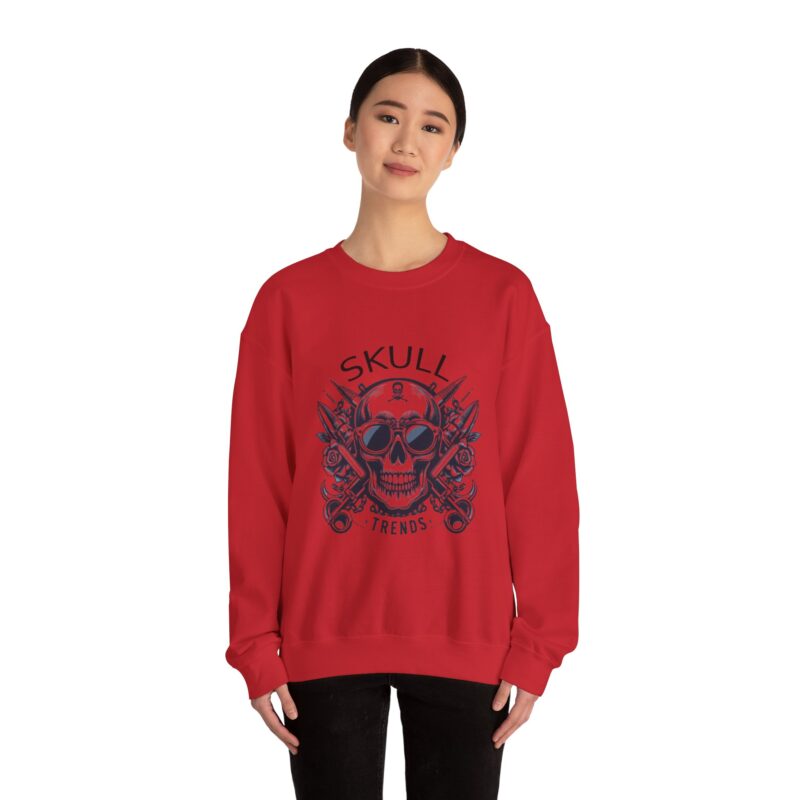 Skull Trends - Unisex Heavy Blend™ Crewneck Sweatshirt - Image 125